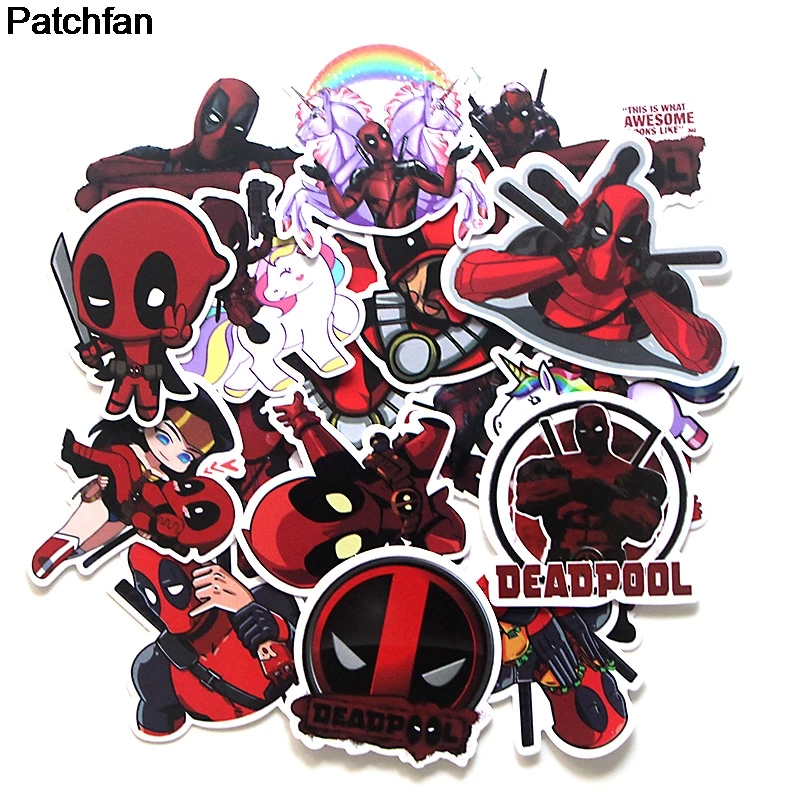 Patchfan 19pcs Deadpool stickers for DIY scrapbooking Laptop Skateboard Motorcycle Home Decoration Car wall sticker badges A1926
Patchfan 19pcs Deadpool stickers for DIY scrapbooking Laptop Skateboard Motorcycle Home Decoration Car wall sticker badges A1926