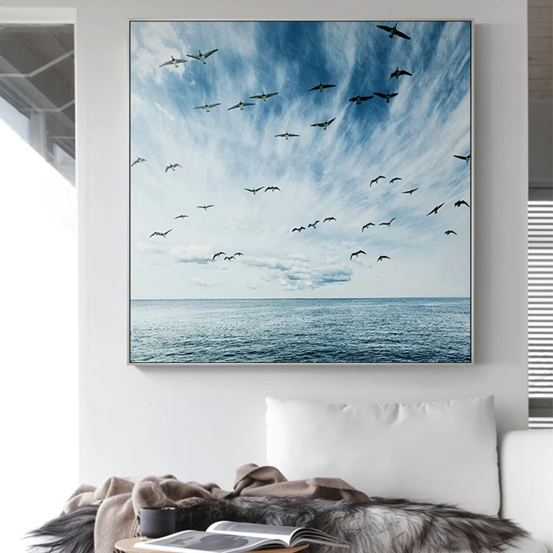 Nordic Beautiful Blue Sea n Sky Landscape Canvas Painting Poster And Decor Wall Art Picture For Living Room Bedroom Aisle Studio
Nordic Beautiful Blue Sea n Sky Landscape Canvas Painting Poster And Decor Wall Art Picture For Living Room Bedroom Aisle Studio