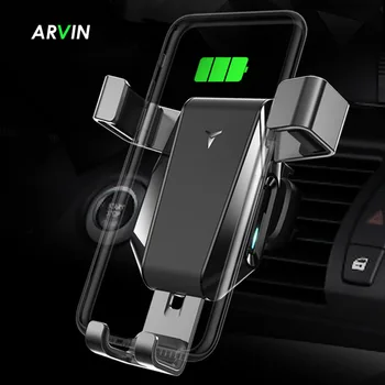 Arvin Car Phone Holder Wireless Charger Stand For iPhone X XR Samsung Automatic Intelligent Gravity Linkage Quick Charger Mount
Arvin Car Phone Holder Wireless Charger Stand For iPhone X XR Samsung Automatic Intelligent Gravity Linkage Quick Charger Mount