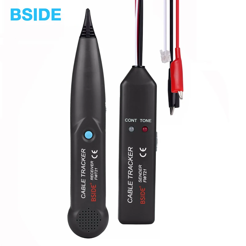 BSIDE FWT21 Telephone line Detector Continuity Test Cable Tracker Wires Trace Diagnose the break point Excellent than MS6812
BSIDE FWT21 Telephone line Detector Continuity Test Cable Tracker Wires Trace Diagnose the break point Excellent than MS6812