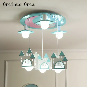 Cartoon Creative Castle Chandelier Boys and Girls Bedroom Children's Room Light Modern Simple Color Solid Wood House Chandelier
Cartoon Creative Castle Chandelier Boys and Girls Bedroom Children's Room Light Modern Simple Color Solid Wood House Chandelier