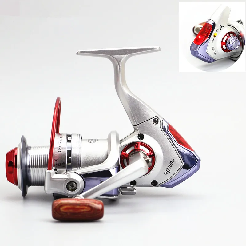 New Alarm Fishing Reels Smart Automatic Electric FG Series Spinning Reel 8+1BB Fish attack Alertor
New Alarm Fishing Reels Smart Automatic Electric FG Series Spinning Reel 8+1BB Fish attack Alertor