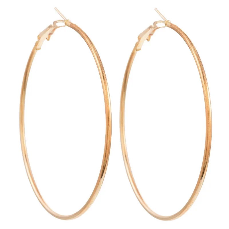 LASPERAL 2018 Female Silver Color Hiphop Big Hoop Earrings Alloy Jewelry Style Circle Round Huggie Buckle Earrings Women Gift
LASPERAL 2018 Female Silver Color Hiphop Big Hoop Earrings Alloy Jewelry Style Circle Round Huggie Buckle Earrings Women Gift