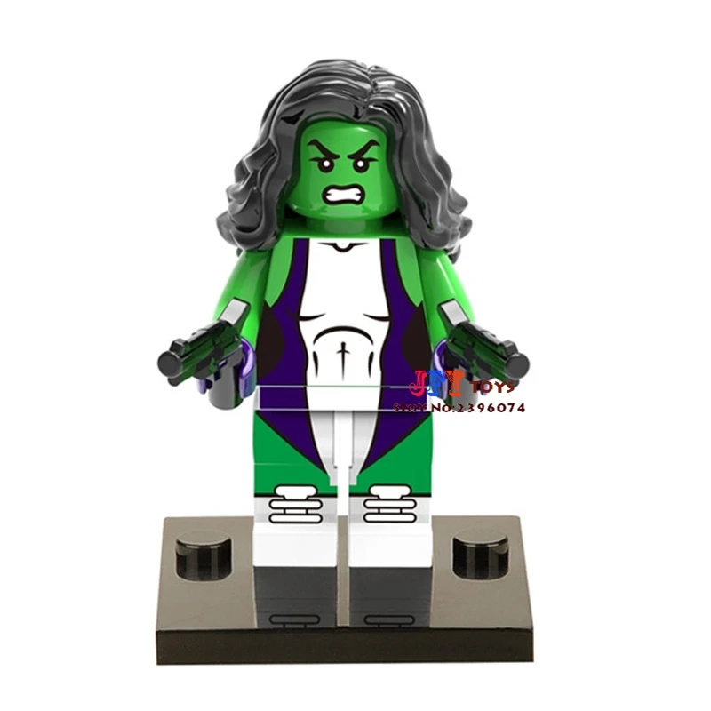 Single Sale superhero marvel She hulk building blocks model bricks toys for children brinquedos menino
Single Sale superhero marvel She hulk building blocks model bricks toys for children brinquedos menino