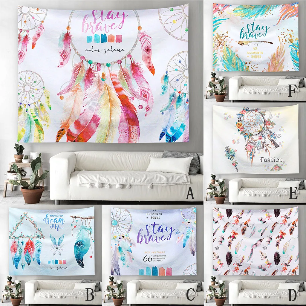Dreamcatcher New Print Home Tapestry Wall Hanging Wall Decoration150*130cm Table Cloth Bed Cover Tapestry Curtain
Dreamcatcher New Print Home Tapestry Wall Hanging Wall Decoration150*130cm Table Cloth Bed Cover Tapestry Curtain