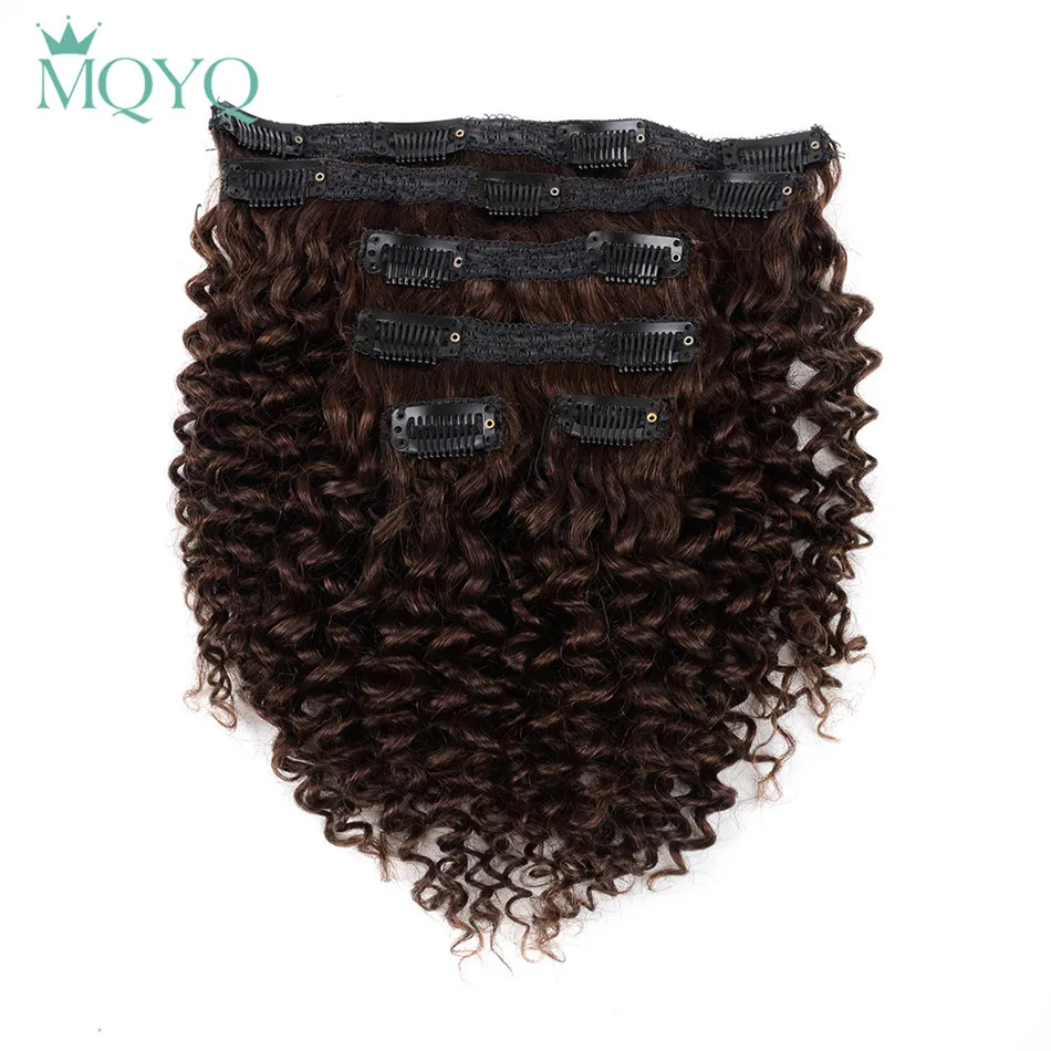 MQYQ Hair Kinky Curly Clip in Hair Extensions #2 Dark Brown 100% Non Remy Human Hair 6pcs Brazilian Clip in Hair Extension
MQYQ Hair Kinky Curly Clip in Hair Extensions #2 Dark Brown 100% Non Remy Human Hair 6pcs Brazilian Clip in Hair Extension
