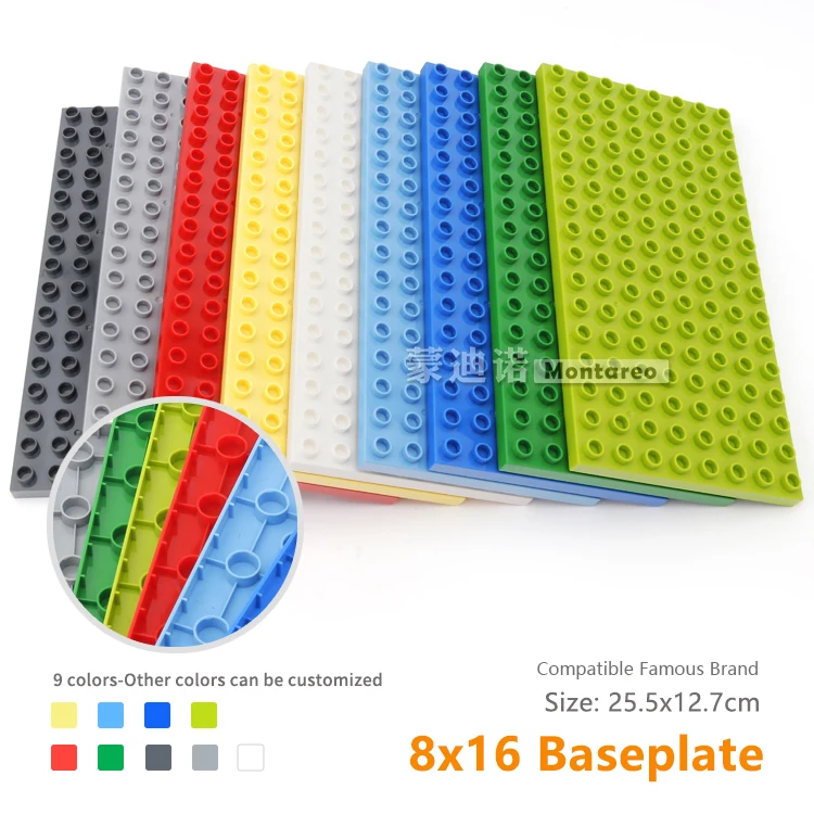 6490 PLATE 8 X 16 baseplate 128 dots Assemble Particle Building Blocks Fit Match Duploed Baby DIY kits kids Toy gift 2PCS/Lot
6490 PLATE 8 X 16 baseplate 128 dots Assemble Particle Building Blocks Fit Match Duploed Baby DIY kits kids Toy gift 2PCS/Lot