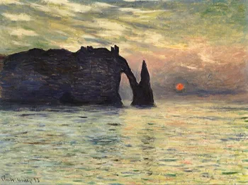 High quality Oil painting Canvas Reproductions The Manneport, Cliff at Etretat, Sunset (1883) By Claude Monet hand painted
High quality Oil painting Canvas Reproductions The Manneport, Cliff at Etretat, Sunset (1883) By Claude Monet hand painted