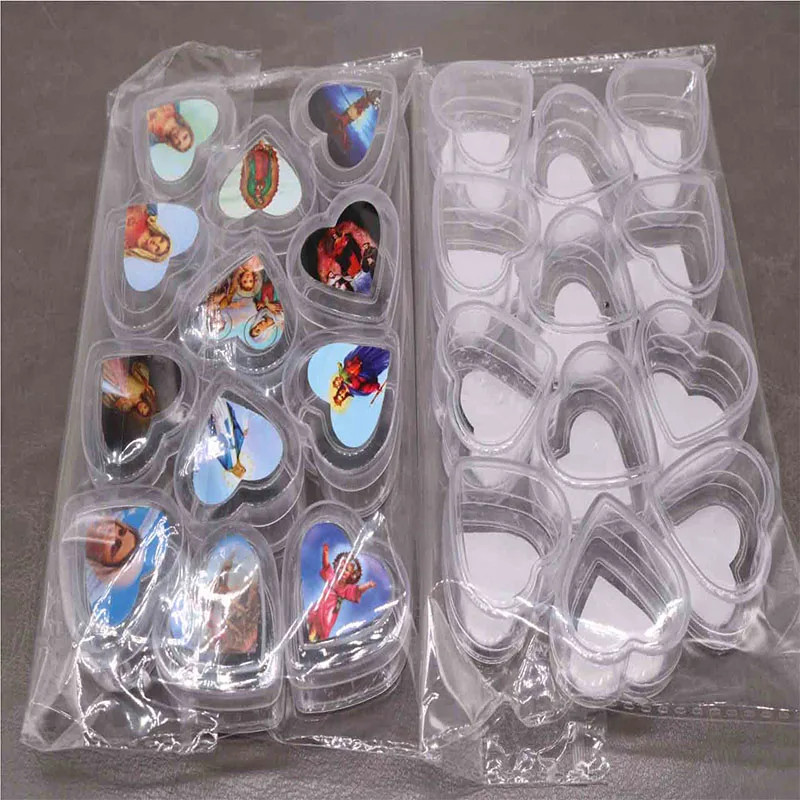 12PCS classic Catholic plastic box heart-shaped box rosary necklace box. Rose necklace box. The picture is random.
12PCS classic Catholic plastic box heart-shaped box rosary necklace box. Rose necklace box. The picture is random.