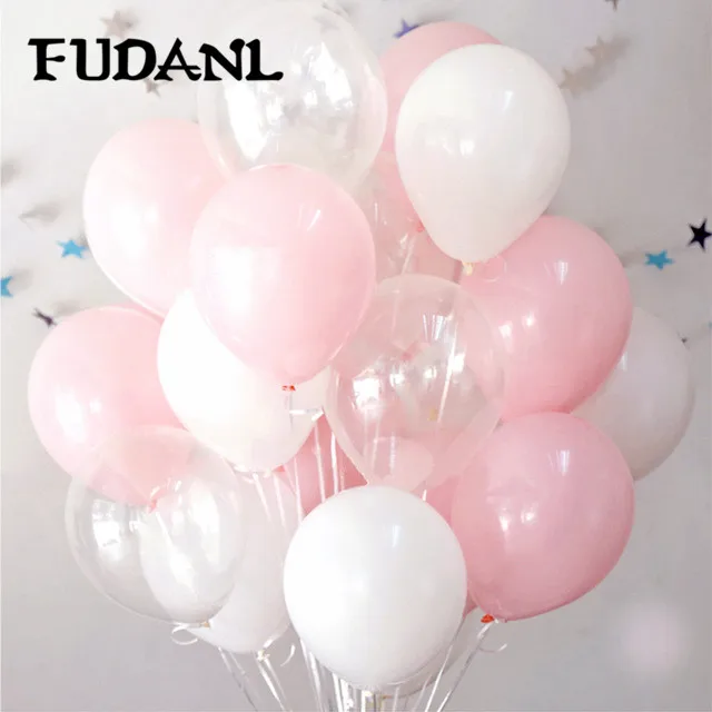 30pcs/lot 2.3g Pink Clear White Round Ballons Transparent Balloons Latex Helium Float Birthday Kids/Couple Party Wedding Balls
30pcs/lot 2.3g Pink Clear White Round Ballons Transparent Balloons Latex Helium Float Birthday Kids/Couple Party Wedding Balls