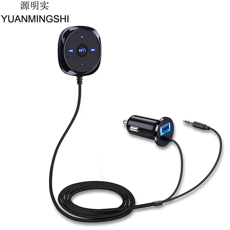 YUANMINGSHI Wireless FM Transmitter Car Kit Bluetooth AUX Music Audio Receiver Adapter Hands-free 3.5mm Microphone &USB Charger
YUANMINGSHI Wireless FM Transmitter Car Kit Bluetooth AUX Music Audio Receiver Adapter Hands-free 3.5mm Microphone &USB Charger