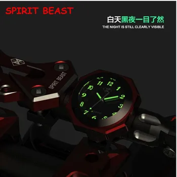 SPIRIT BEAST Motorcycle Instrument Handlebar Luminous Clock Watch Waterproof T6 Aluminium Alloy Moto Bike Cycling Racing Top
SPIRIT BEAST Motorcycle Instrument Handlebar Luminous Clock Watch Waterproof T6 Aluminium Alloy Moto Bike Cycling Racing Top