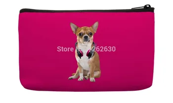 Pink Cute Fashion hipster Chihuahua dog sit with Headset Pattern Print Customized Small Cosmetic Bag Wristlet hand bag
Pink Cute Fashion hipster Chihuahua dog sit with Headset Pattern Print Customized Small Cosmetic Bag Wristlet hand bag
