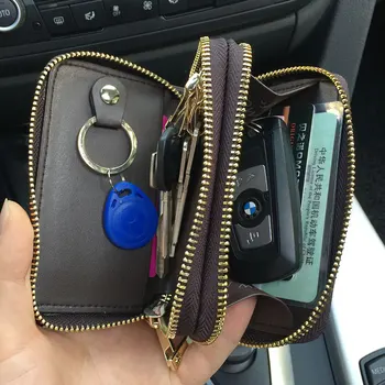 Fashion Men Leather Car Key Wallet, Double Two Zip, Coin Purse Wallet, multi-function, big capacity
Fashion Men Leather Car Key Wallet, Double Two Zip, Coin Purse Wallet, multi-function, big capacity