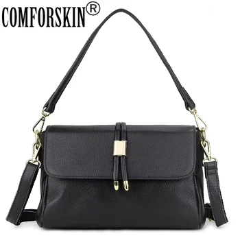 COMFORSKIN Drop-shipping Luxurious 100% Genuine Leather Women's Messenger Bags New Arrivals Large Capacity Lady Travelling Bags
COMFORSKIN Drop-shipping Luxurious 100% Genuine Leather Women's Messenger Bags New Arrivals Large Capacity Lady Travelling Bags