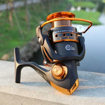 Spinning Fishing Reel 12BB + 1 Bearing Balls 500-9000 Series Spinning Reel Boat Rock Fishing Wheel for Freshwater Saltwater Fish
Spinning Fishing Reel 12BB + 1 Bearing Balls 500-9000 Series Spinning Reel Boat Rock Fishing Wheel for Freshwater Saltwater Fish