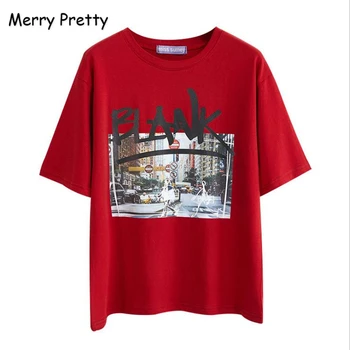 MERRY PRETTY Women Stylish Pattern Print T Shirt O-Neck Short Sleeve Cotton Tops Ladies Summer Casual White Basic Tees Camisetas
MERRY PRETTY Women Stylish Pattern Print T Shirt O-Neck Short Sleeve Cotton Tops Ladies Summer Casual White Basic Tees Camisetas
