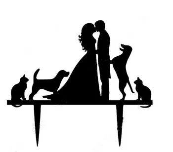 Bride and Groom with Cat Dog Decorate Acry Cake Toppers Couple Wedding Romantic Cake Topper for Wedding Cake Decorative
Bride and Groom with Cat Dog Decorate Acry Cake Toppers Couple Wedding Romantic Cake Topper for Wedding Cake Decorative