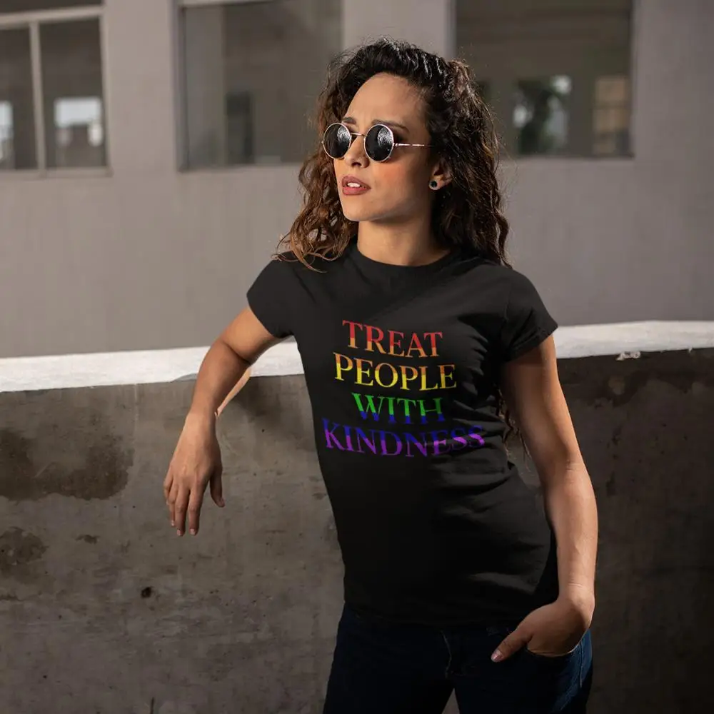 Treat People With Kindness T-Shirt TREAT PEOPLE WITH KINDNESS - PRIDE T Shirt Print Kawaii Women tshirt O Neck Ladies Tee Shirt
Treat People With Kindness T-Shirt TREAT PEOPLE WITH KINDNESS - PRIDE T Shirt Print Kawaii Women tshirt O Neck Ladies Tee Shirt