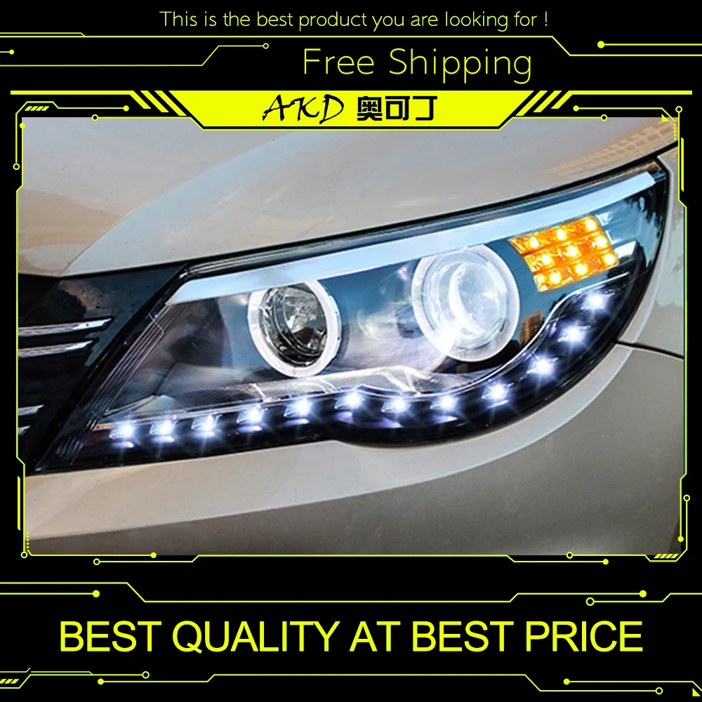 AKD Car Styling for VW Tiguan LED Headlights 2009-2012 Angel Eye Headlight DRL Bi Xenon Lens High Low Beam Parking Fog Lamp
AKD Car Styling for VW Tiguan LED Headlights 2009-2012 Angel Eye Headlight DRL Bi Xenon Lens High Low Beam Parking Fog Lamp