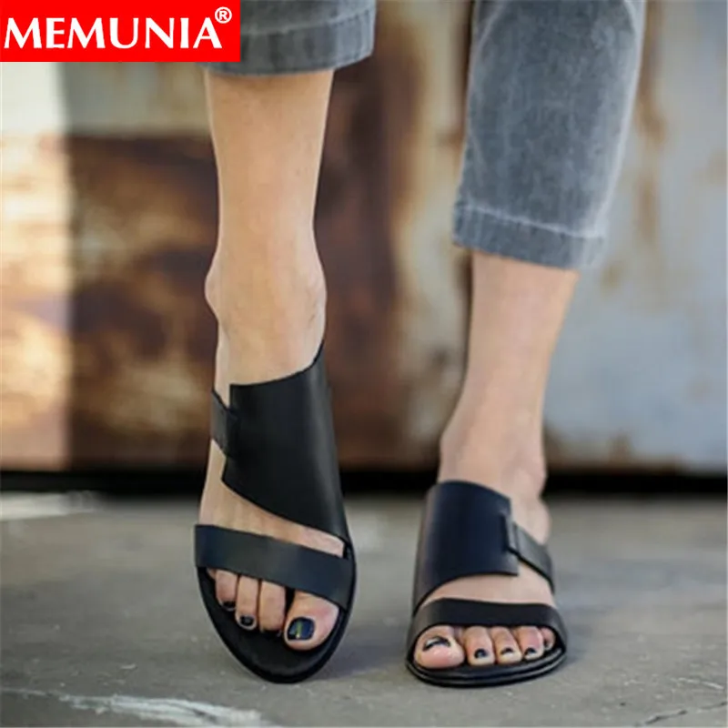 MEMUNIA Plus size 48 NEW 2019 retro women sandals solid colors summer shoes simple fashion casual shoes woman flat sandals
MEMUNIA Plus size 48 NEW 2019 retro women sandals solid colors summer shoes simple fashion casual shoes woman flat sandals