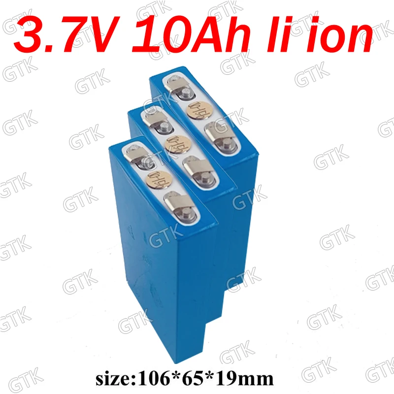 3pcs 3.7V 10Ah Lithium ion battery 10AH li-ion bateria High drain for diy 12V 24V 10ah inverter House hold electric supplies
3pcs 3.7V 10Ah Lithium ion battery 10AH li-ion bateria High drain for diy 12V 24V 10ah inverter House hold electric supplies
