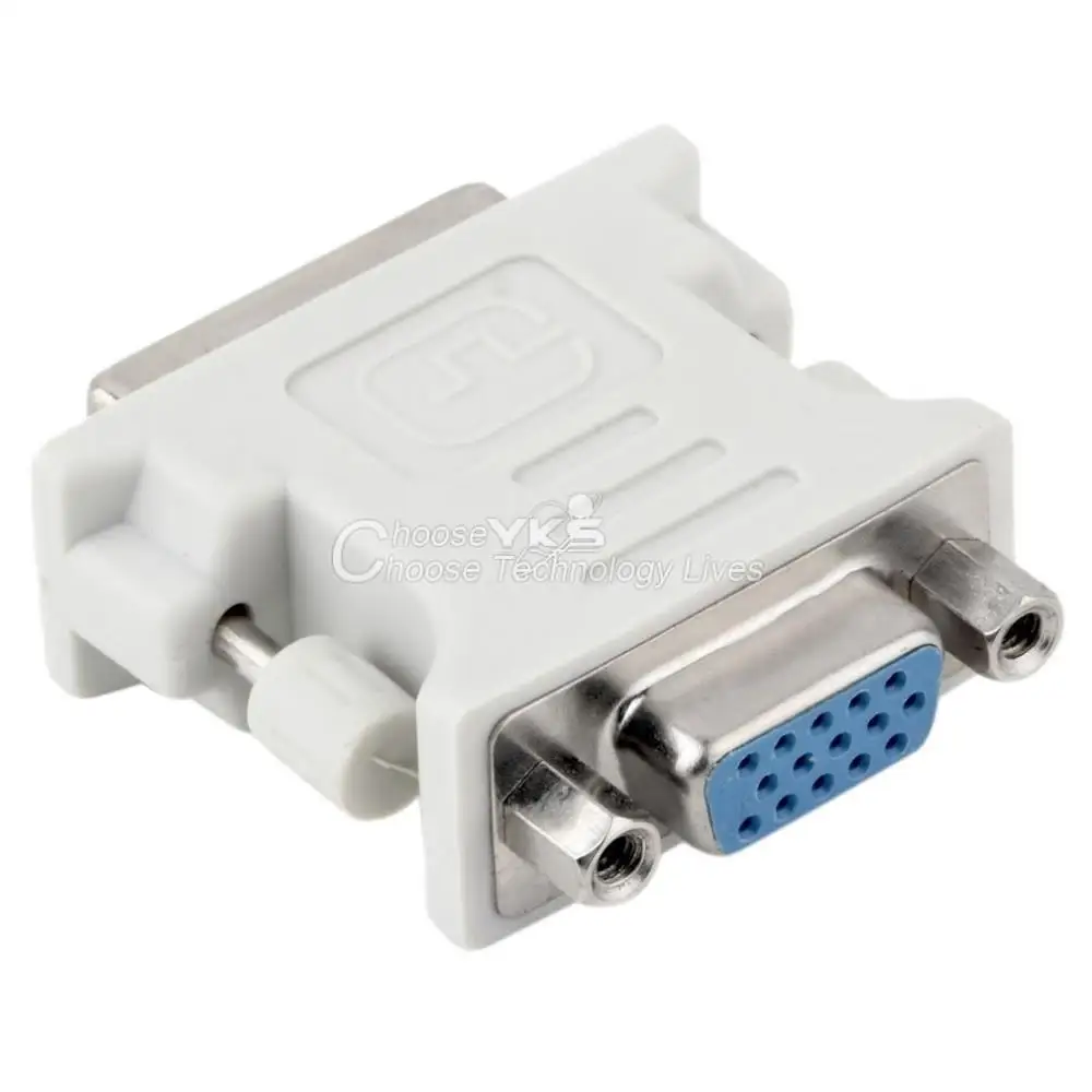 VGA Female 15 Pin to DVI-D 24+5 Pin Male F-M Digital Video Adapter Converter New Hot!
VGA Female 15 Pin to DVI-D 24+5 Pin Male F-M Digital Video Adapter Converter New Hot!