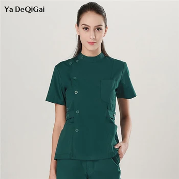 Summer Medical Wear Doctor Set Scrub Nurse Uniforms Hospital Clothing Lab Workwear Top and Pant Surgical Suits Women and Men New
Summer Medical Wear Doctor Set Scrub Nurse Uniforms Hospital Clothing Lab Workwear Top and Pant Surgical Suits Women and Men New