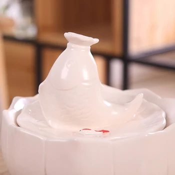 18*16cm Ceramic Pets Water Fountain Automatic Circulation Water Dispenser Pet Supplies Fountain Water Basin Drinker For Pet
18*16cm Ceramic Pets Water Fountain Automatic Circulation Water Dispenser Pet Supplies Fountain Water Basin Drinker For Pet