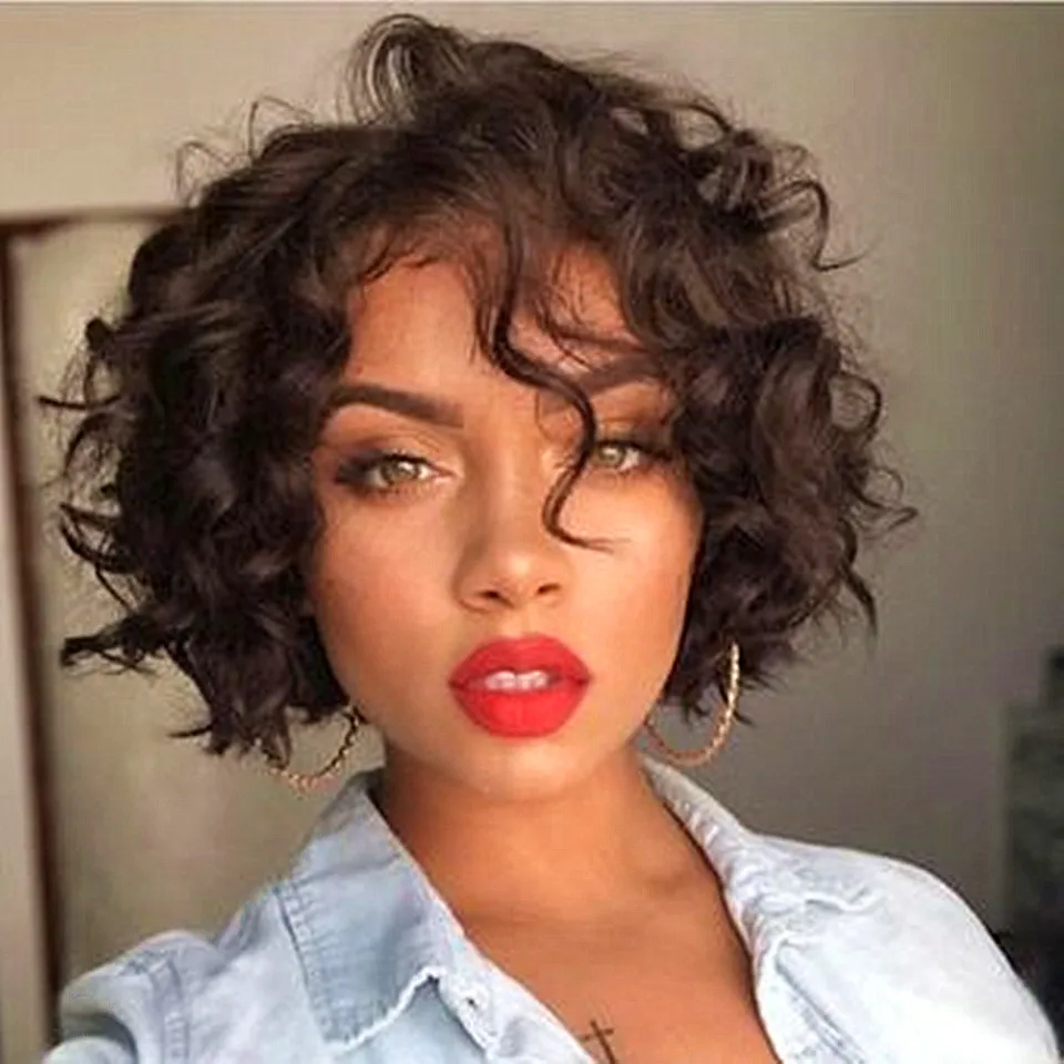Curly Short Bob Wig Human Hair Brazilian Short Bob Lace Front Wig For Women Lace Frontal Closure Curly Bob Wig With Baby Hair
Curly Short Bob Wig Human Hair Brazilian Short Bob Lace Front Wig For Women Lace Frontal Closure Curly Bob Wig With Baby Hair