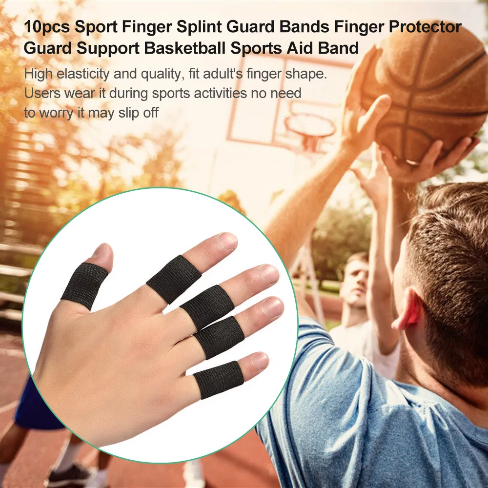 10Pcs/Set Finger Brace Corrector Finger Splint Pain Relief Finger Protector Guard Aid Band Support Tape Bandage Basketball Sport
10Pcs/Set Finger Brace Corrector Finger Splint Pain Relief Finger Protector Guard Aid Band Support Tape Bandage Basketball Sport