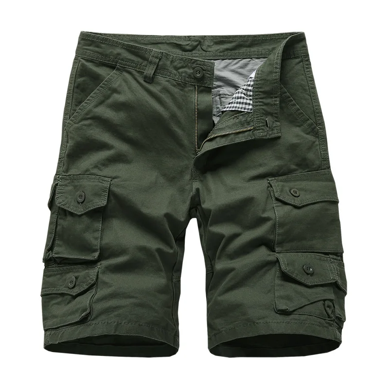 Cargo Shorts Men summer men's multi-pocket shorts 100% cotton breathable comfort hip hop streetwear male large size Short Pants
Cargo Shorts Men summer men's multi-pocket shorts 100% cotton breathable comfort hip hop streetwear male large size Short Pants