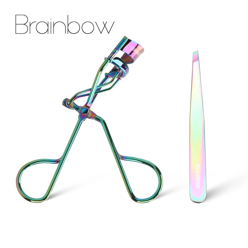 Brainbow 2pcs/Pack Makeup Tools Kit Eyelash Curler Pro Handle Eye Curling Eyelashes Eyebrow Tweezer for Hair Removal Eye Beauty
Brainbow 2pcs/Pack Makeup Tools Kit Eyelash Curler Pro Handle Eye Curling Eyelashes Eyebrow Tweezer for Hair Removal Eye Beauty