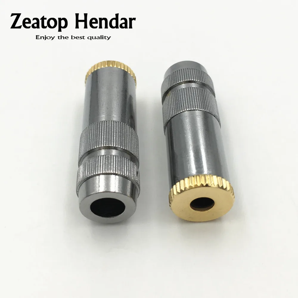 4Pcs High Quality New Brass 4.4mm 5 Poles Female Plug Full Balanced Headphone Jack Connector Silver
4Pcs High Quality New Brass 4.4mm 5 Poles Female Plug Full Balanced Headphone Jack Connector Silver