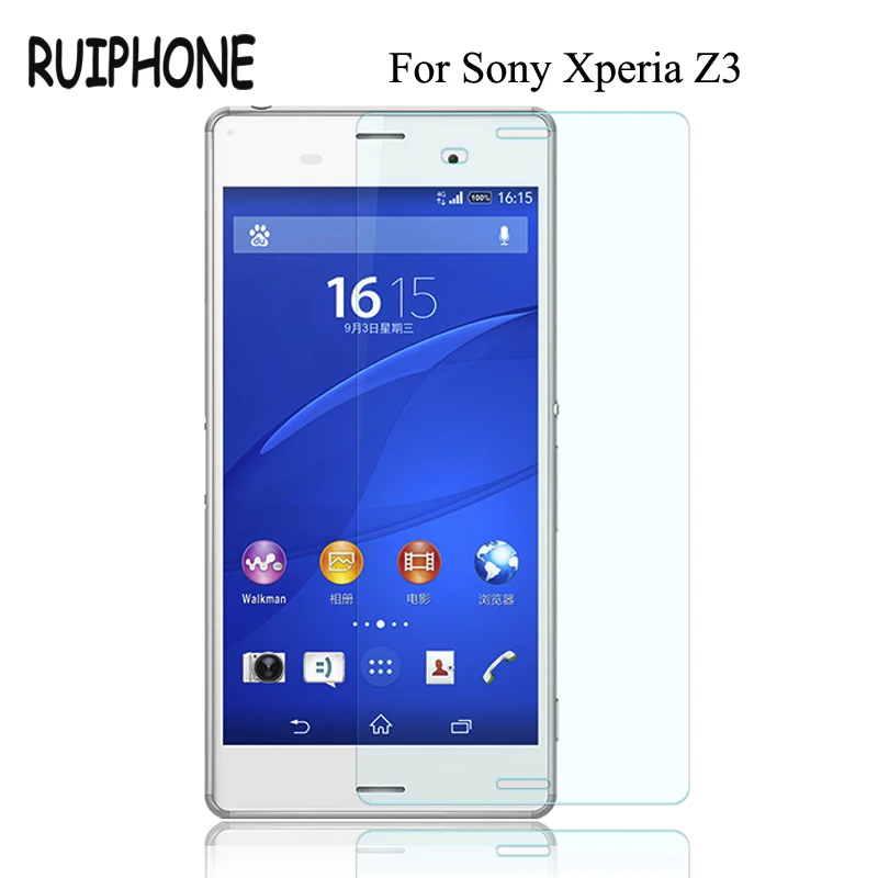 Закаленное стекло премиум класса для SONY Xperia Z3 защита экрана D6603 D6643 D6653 9H