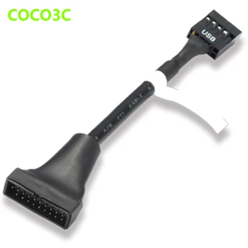 Computer Motherboard 19pin USB 3.0 Male header to 9pin USB 2.0 Female port converter card adapter
Computer Motherboard 19pin USB 3.0 Male header to 9pin USB 2.0 Female port converter card adapter