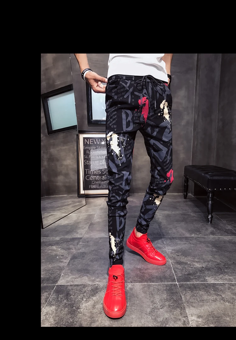 Men Slim Fit Casual Floral Pants HTB1RzvaqQSWBuNjSszdq6zeSpXaS.jpg - Men Slim Fit Casual Floral Pants