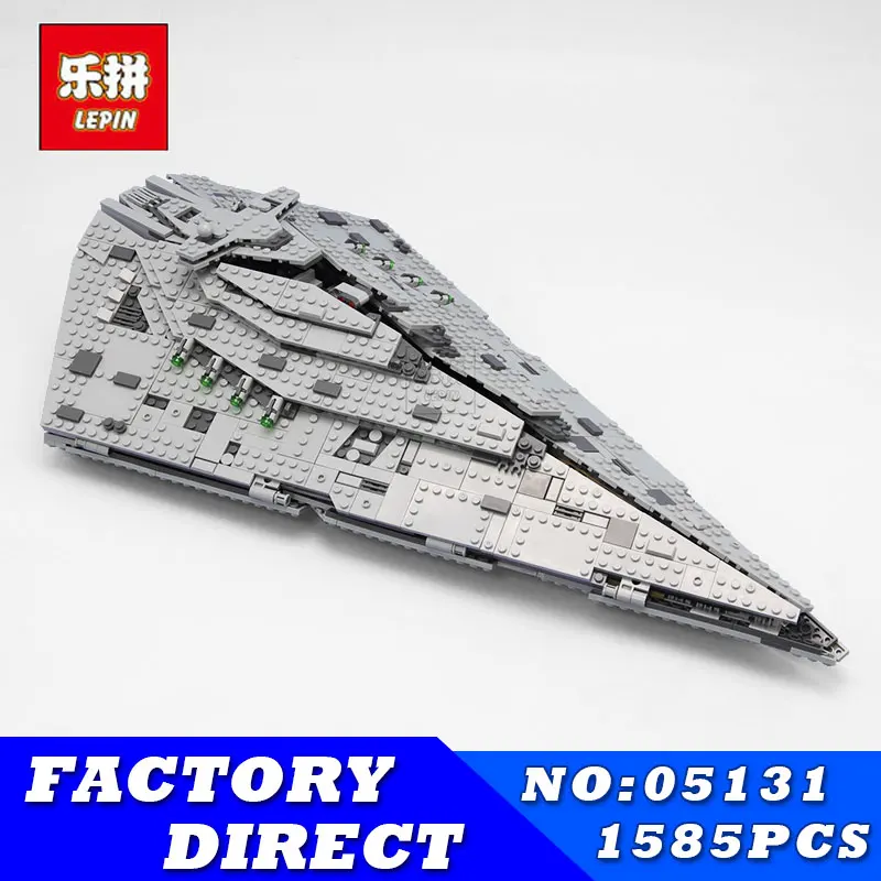 Lepin 05131 Genuine Star Plan Series The First order Star Model Destroyer Set 1585PCS 75190 Building Blocks Bricks Toys MOC Gift
Lepin 05131 Genuine Star Plan Series The First order Star Model Destroyer Set 1585PCS 75190 Building Blocks Bricks Toys MOC Gift
