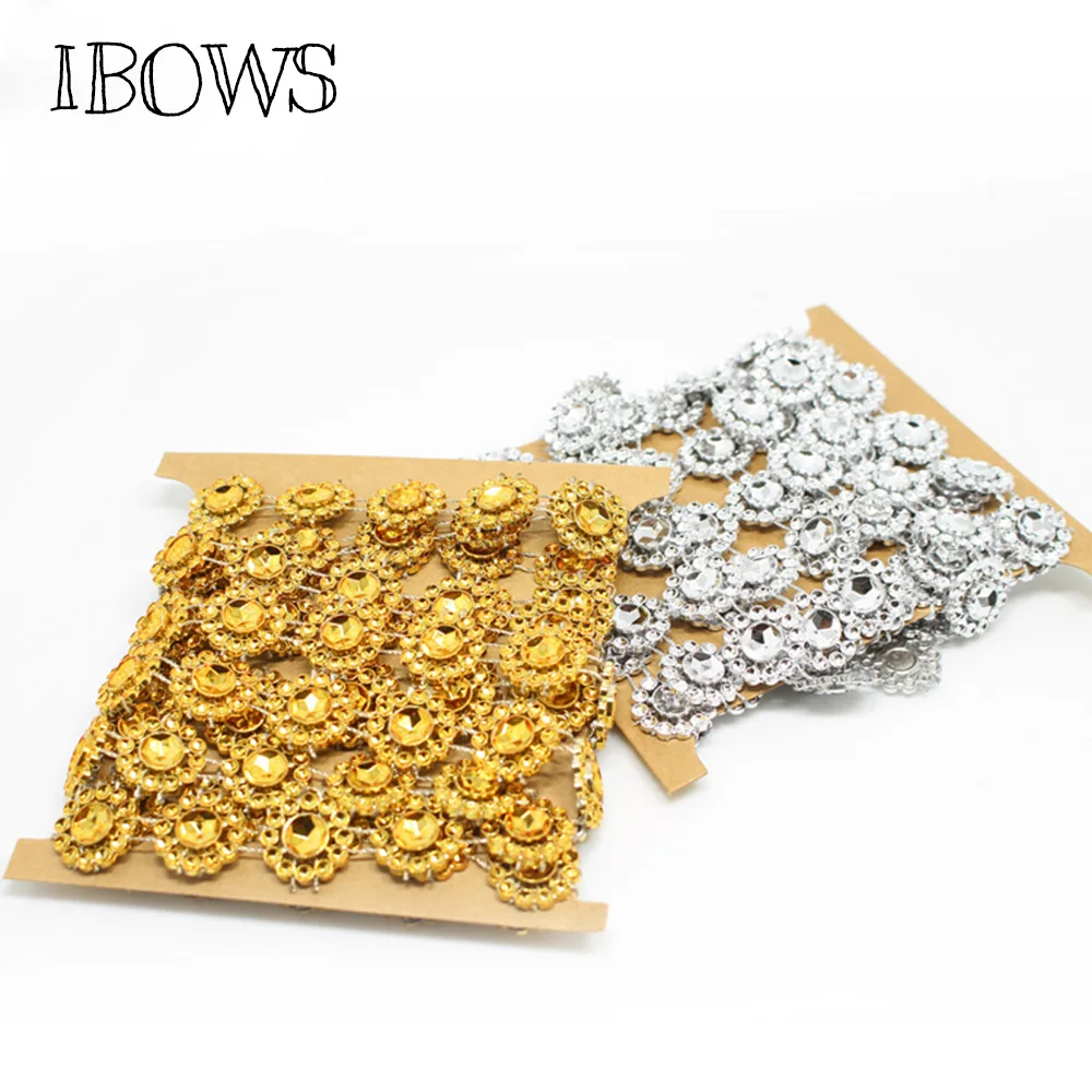 2yards/lot 15mm Flower Diamond Bling Crystal Ribbon Wrap Trim DIY Jewelry Accessories Home Wedding Cake Party Decorations
2yards/lot 15mm Flower Diamond Bling Crystal Ribbon Wrap Trim DIY Jewelry Accessories Home Wedding Cake Party Decorations
