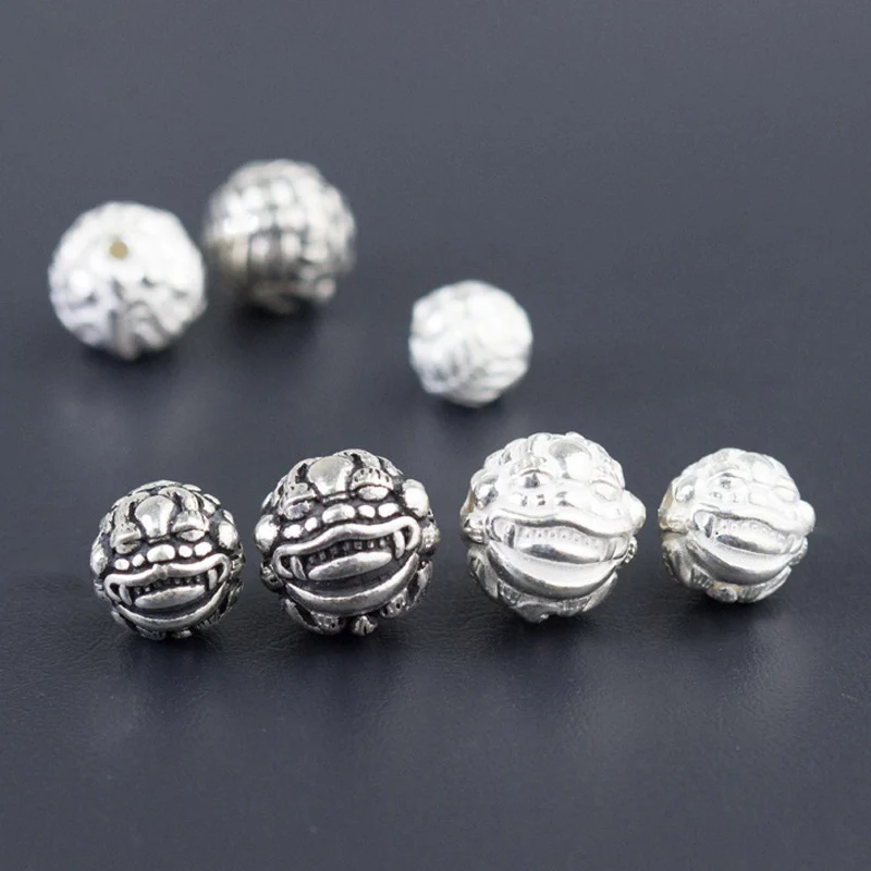 925 Sterling Silver Fabulous Wild Beast Spacer Beads 8mm 9.5mm 11.5mm Bracelets Wealth Silver Charm Beads DIY Jewelry Materials
925 Sterling Silver Fabulous Wild Beast Spacer Beads 8mm 9.5mm 11.5mm Bracelets Wealth Silver Charm Beads DIY Jewelry Materials