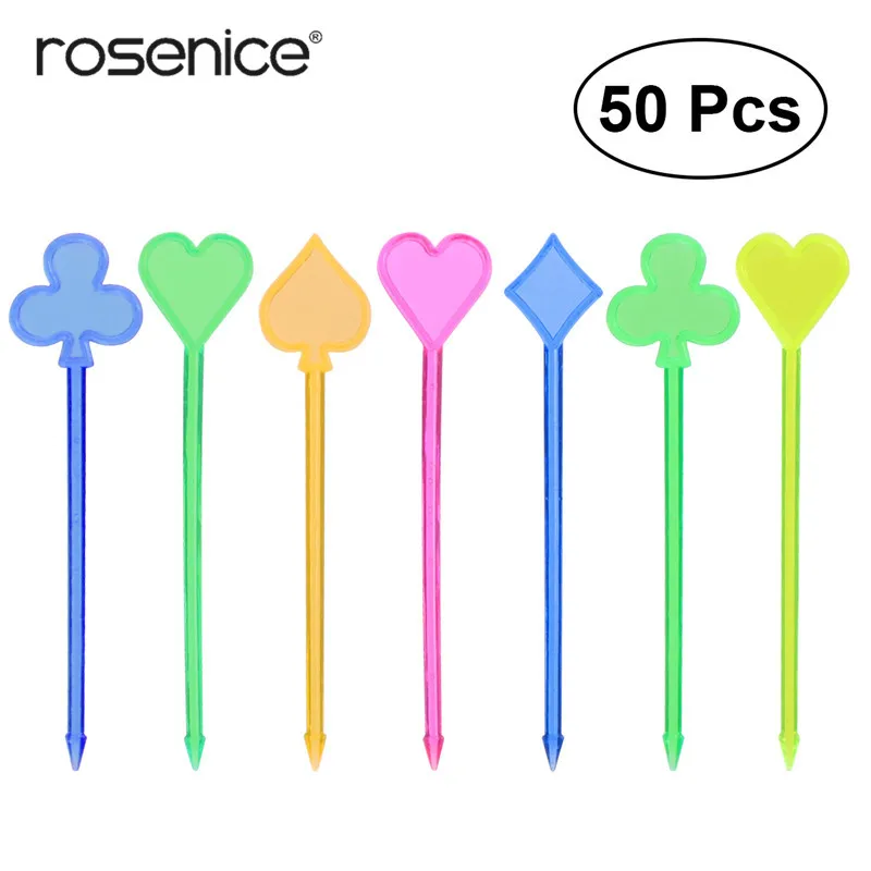 50pcs Disposable Plastic Poker / Sword / Heart Shape Picks Fruit Forks Plates Picks Cake Fork Dessert Forks (Mixed Color)
50pcs Disposable Plastic Poker / Sword / Heart Shape Picks Fruit Forks Plates Picks Cake Fork Dessert Forks (Mixed Color)