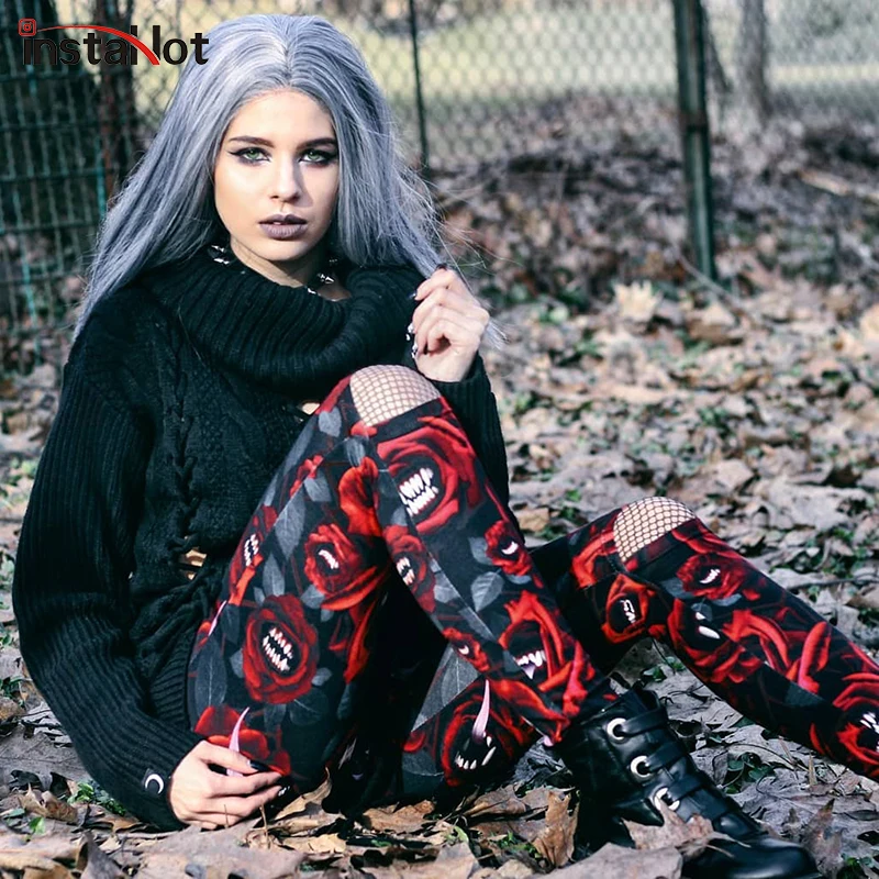 InstaHot High Waist Pencil Pants Stretchy Skinny Pattern Hole Gothic Punk Vintage 2019 Casual Long Trousers High Street Pant
InstaHot High Waist Pencil Pants Stretchy Skinny Pattern Hole Gothic Punk Vintage 2019 Casual Long Trousers High Street Pant