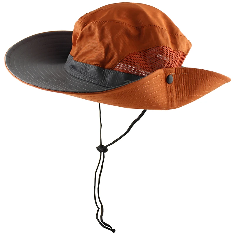 Водонепроницаемый UPF 50 + шляпа от солнца ведро летние мужские женские Рыбалка Boonie