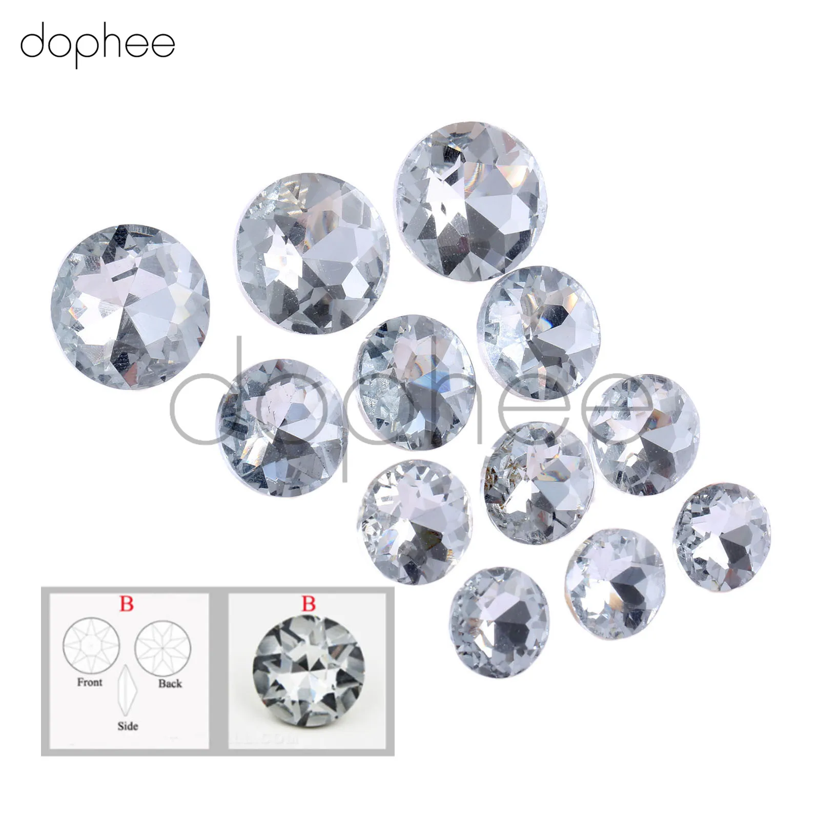 dophee 10pcs 14/16mm Crystal Diamond Rhinestone Round Buttons Sewing Sofa DIY Buttons Accessories
dophee 10pcs 14/16mm Crystal Diamond Rhinestone Round Buttons Sewing Sofa DIY Buttons Accessories