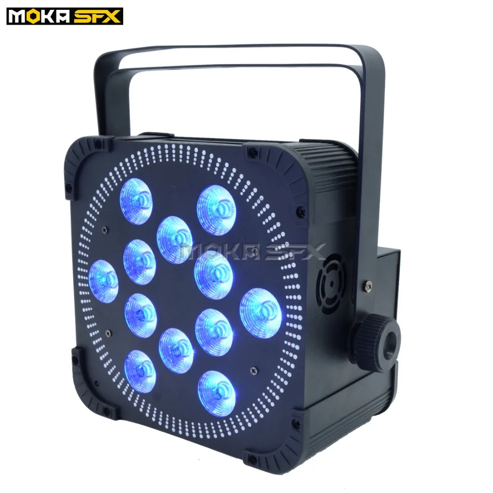 Stage Lighting Effect 12x18W LED Battery Par Light Wireless with WIFI&IRC Remote Control DJ Par Light RGBWA UV 6 in 1 for Party
Stage Lighting Effect 12x18W LED Battery Par Light Wireless with WIFI&IRC Remote Control DJ Par Light RGBWA UV 6 in 1 for Party