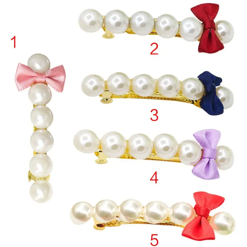 Girls Metal Alloy French Hair Clips Faux Pearl Mini Candy Color Bow Tie Decor Ponytail Holder Pigtail Spring Hairgrips Barrettes
Girls Metal Alloy French Hair Clips Faux Pearl Mini Candy Color Bow Tie Decor Ponytail Holder Pigtail Spring Hairgrips Barrettes