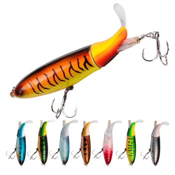 5PCS 13G/10CM Propeller Tail Hard Floating Water Pencil Shape Fishing Supplies Fishing Fake Bait Fishing Bait
5PCS 13G/10CM Propeller Tail Hard Floating Water Pencil Shape Fishing Supplies Fishing Fake Bait Fishing Bait