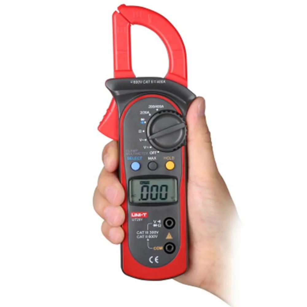 Digital Clamp Meter UT201 AC/DC Current Voltage Meter Auto Range Voltmeter Ameter Capacitance Resistance Tester
Digital Clamp Meter UT201 AC/DC Current Voltage Meter Auto Range Voltmeter Ameter Capacitance Resistance Tester