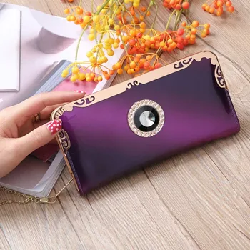 coin wallet Fashion Women Long Patent Leather Gradient Color Bag Rainbow Purse Clutch Purse porte monnaie#30
coin wallet Fashion Women Long Patent Leather Gradient Color Bag Rainbow Purse Clutch Purse porte monnaie#30