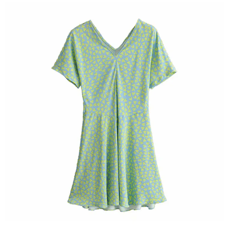 Women sweet floral print mini dress sexy deep V neck short sleeve pleated 2019 casual female A line summer dresses vestidos
Women sweet floral print mini dress sexy deep V neck short sleeve pleated 2019 casual female A line summer dresses vestidos